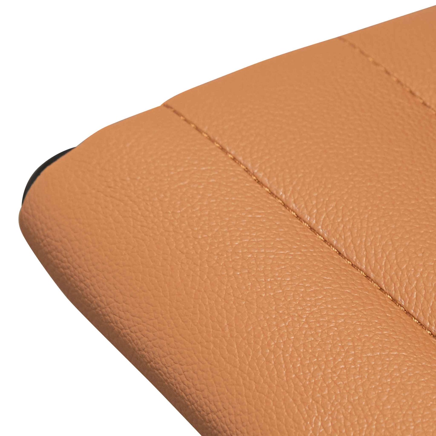 The Simon Office Chair - Saddle Tan with a Black Frame