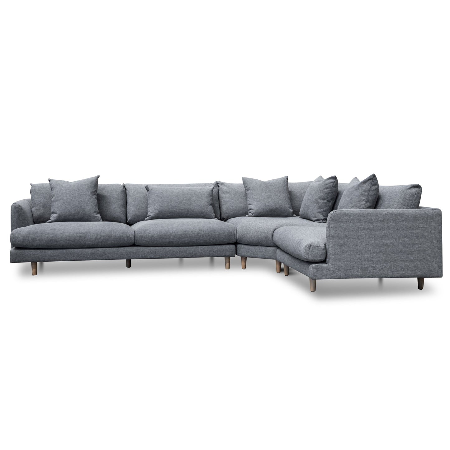 The Finn - Right Return Modular Sofa - Graphite Grey