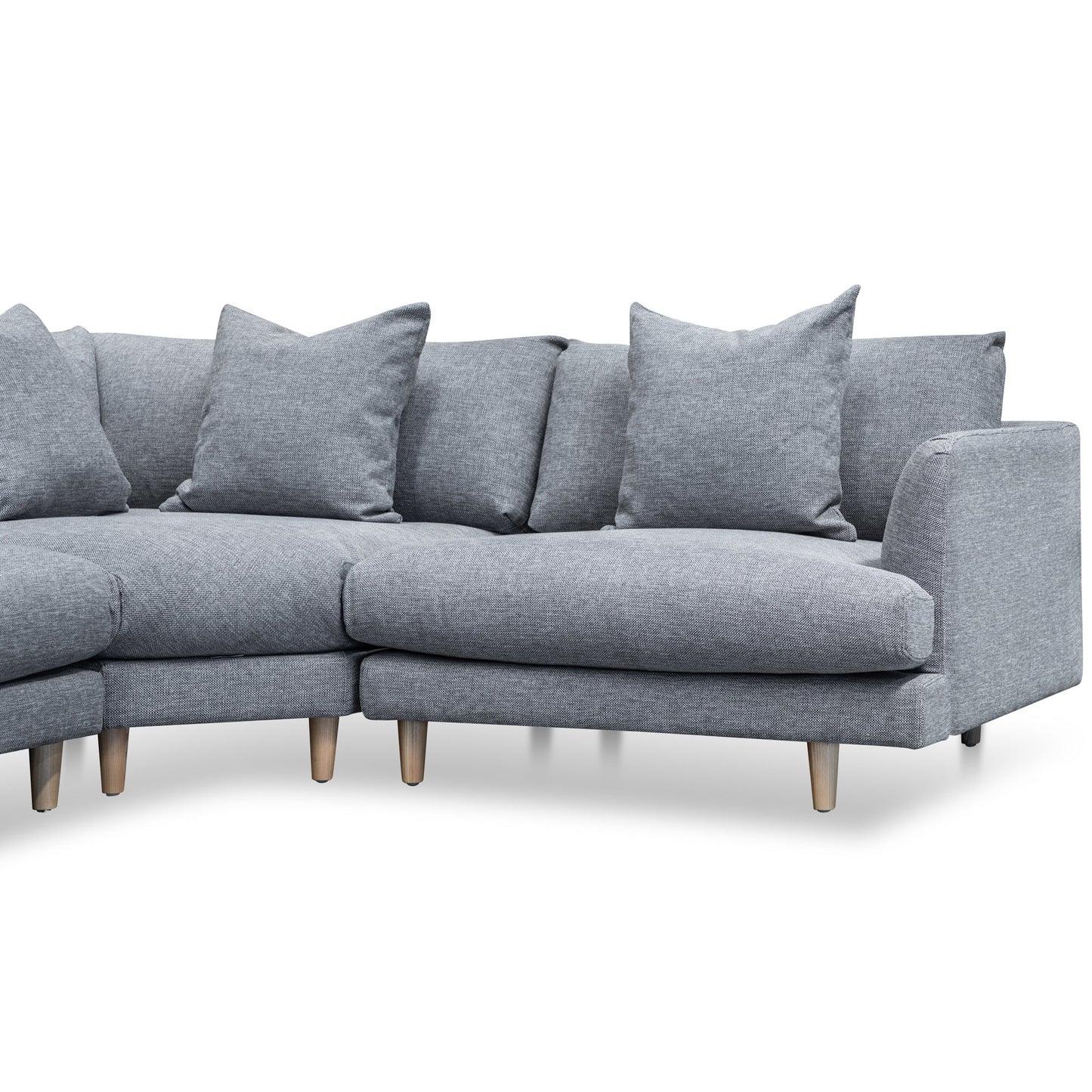 The Finn - Right Return Modular Sofa - Graphite Grey