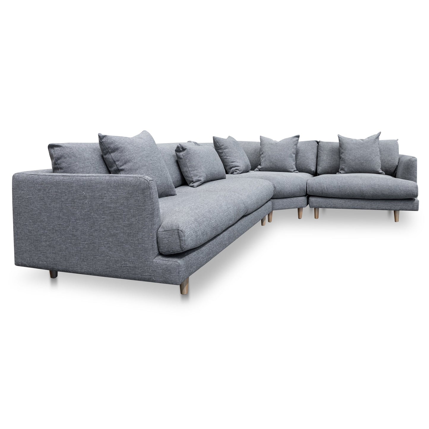 The Finn - Right Return Modular Sofa - Graphite Grey