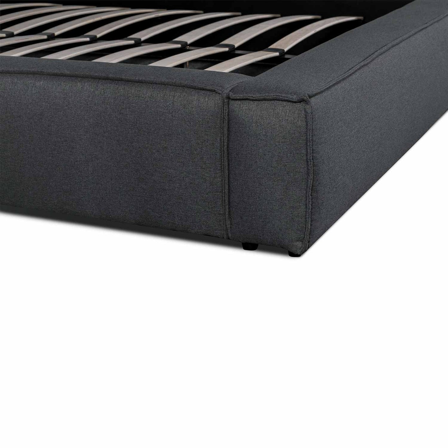 Aggie Queen Bed Frame - Fossil Grey Fabric