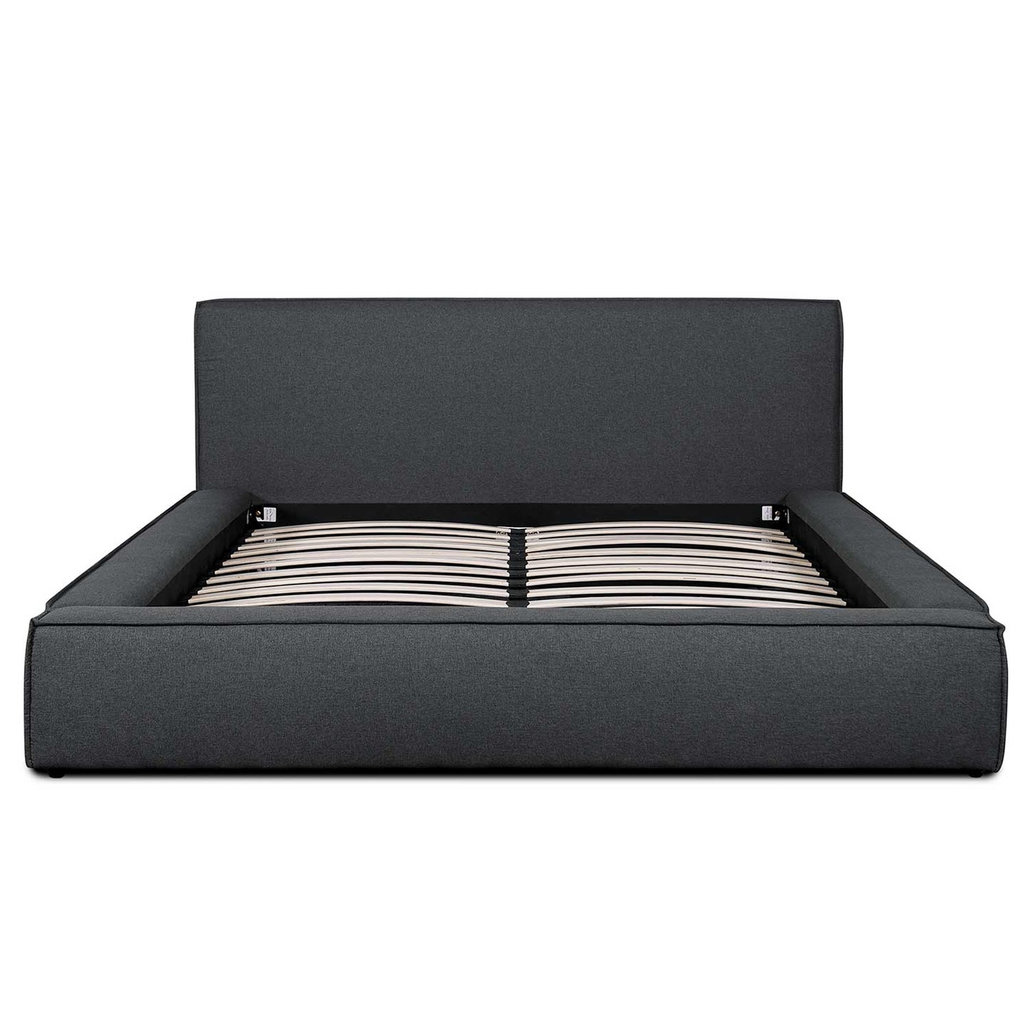 Aggie King Bed - Fossil Grey Fabric