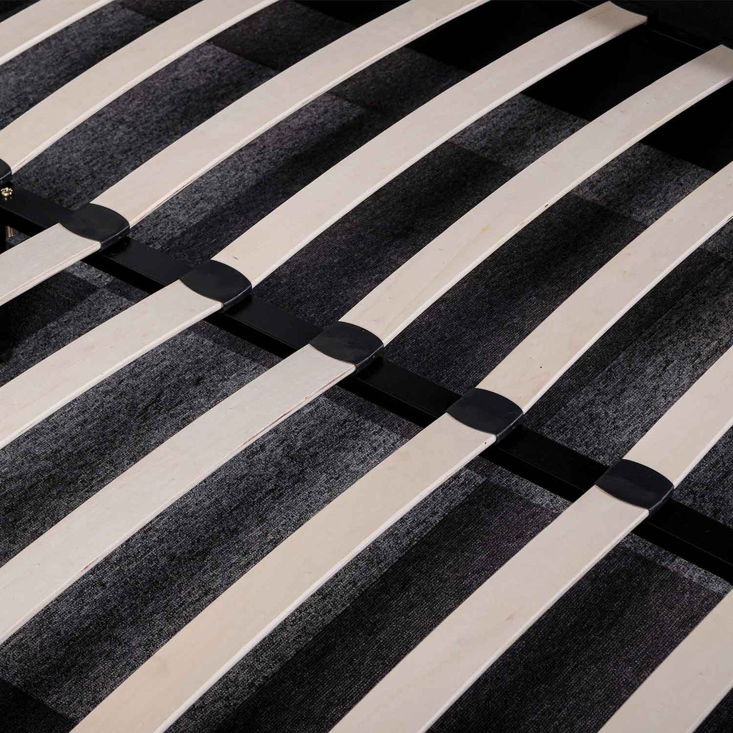 Aggie King Bed - Fossil Grey Fabric