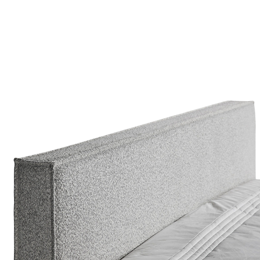 Aggie King Sized Bed Frame - Pepper Boucle
