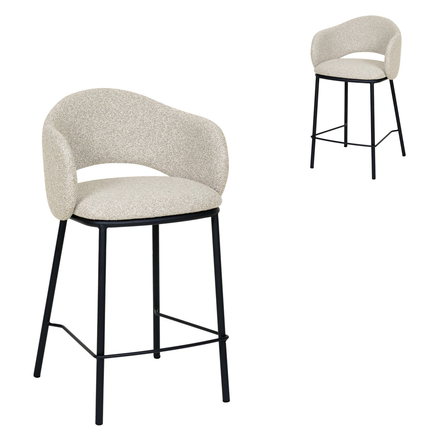 Taylor Bar Stool - Clay Grey (Set of 2)