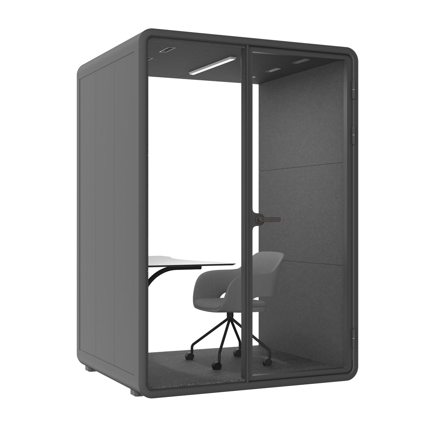 Evolve Medium Office Pod Black by Humble Office