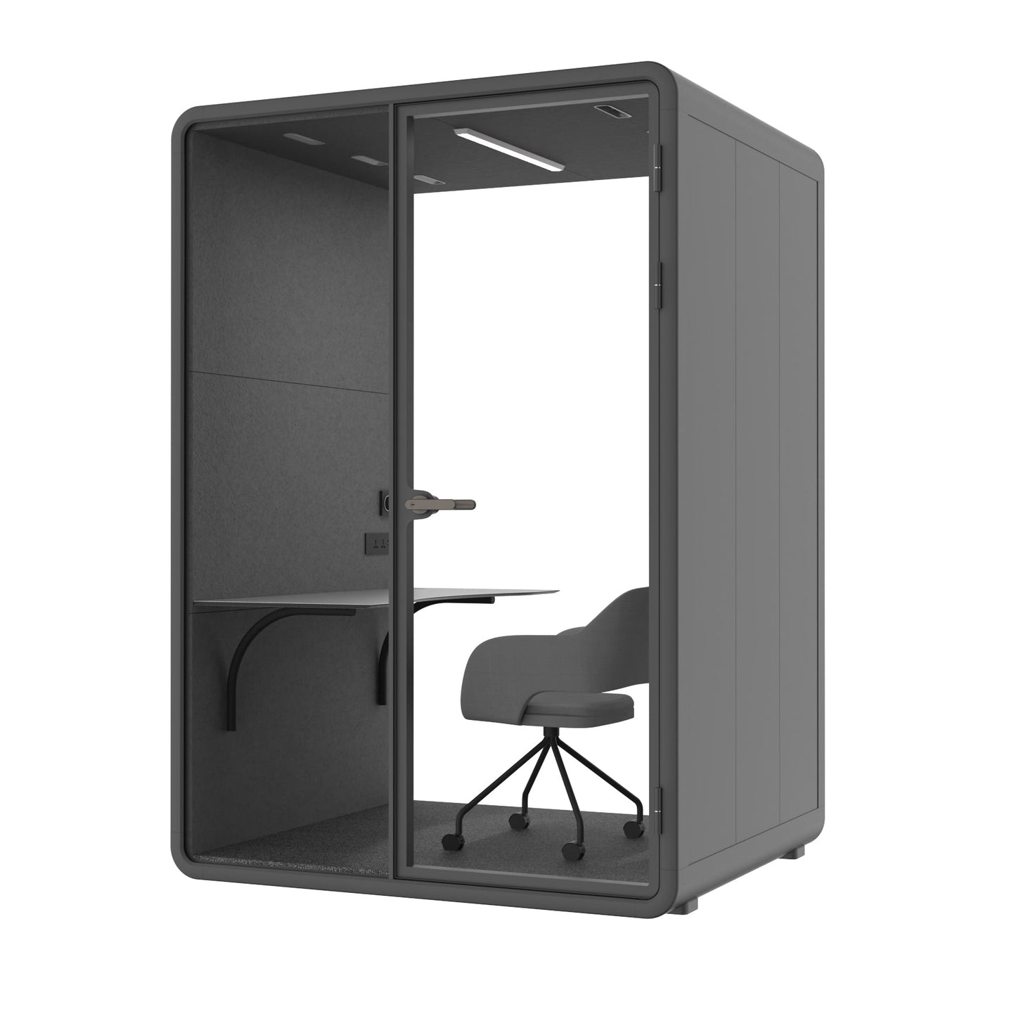 Evolve Medium Office Pod Black by Humble Office