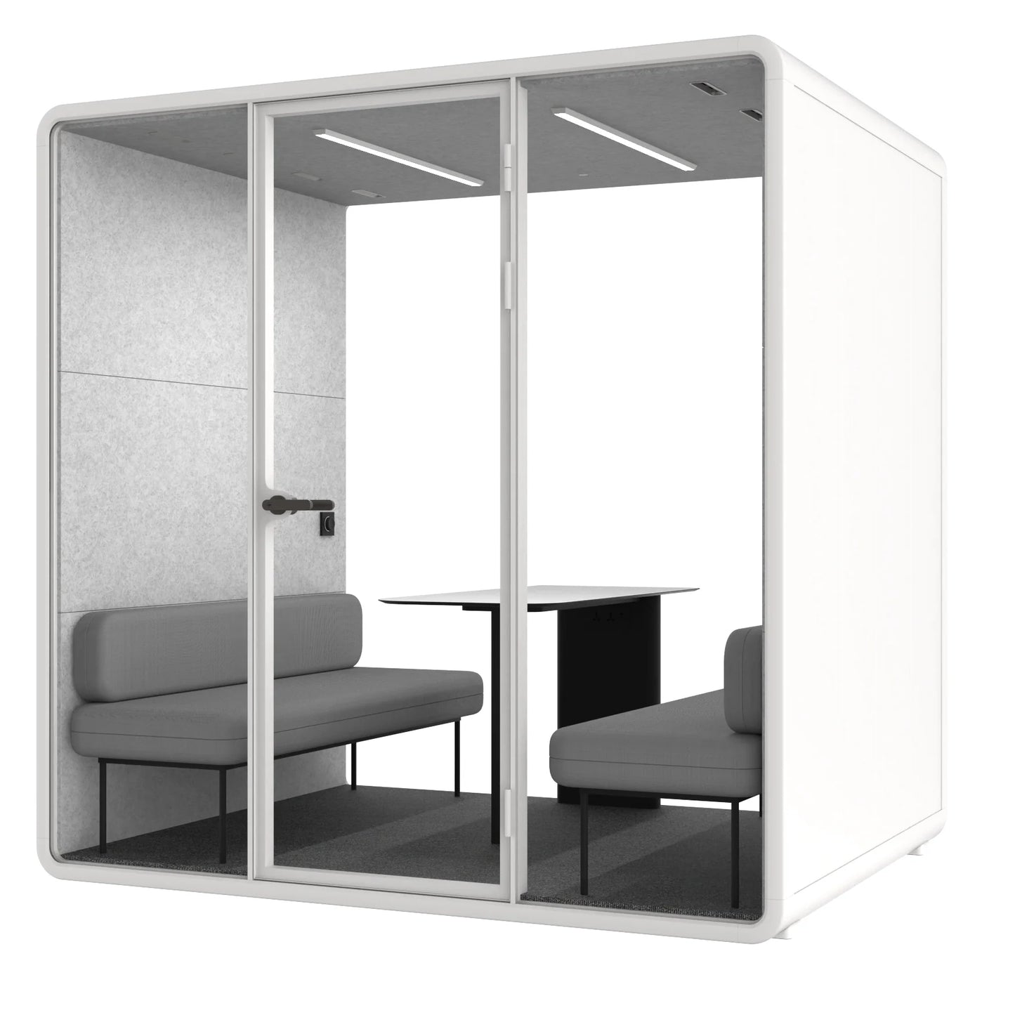 Evolve Large 4 Person Meeting Pod White by Humble Office