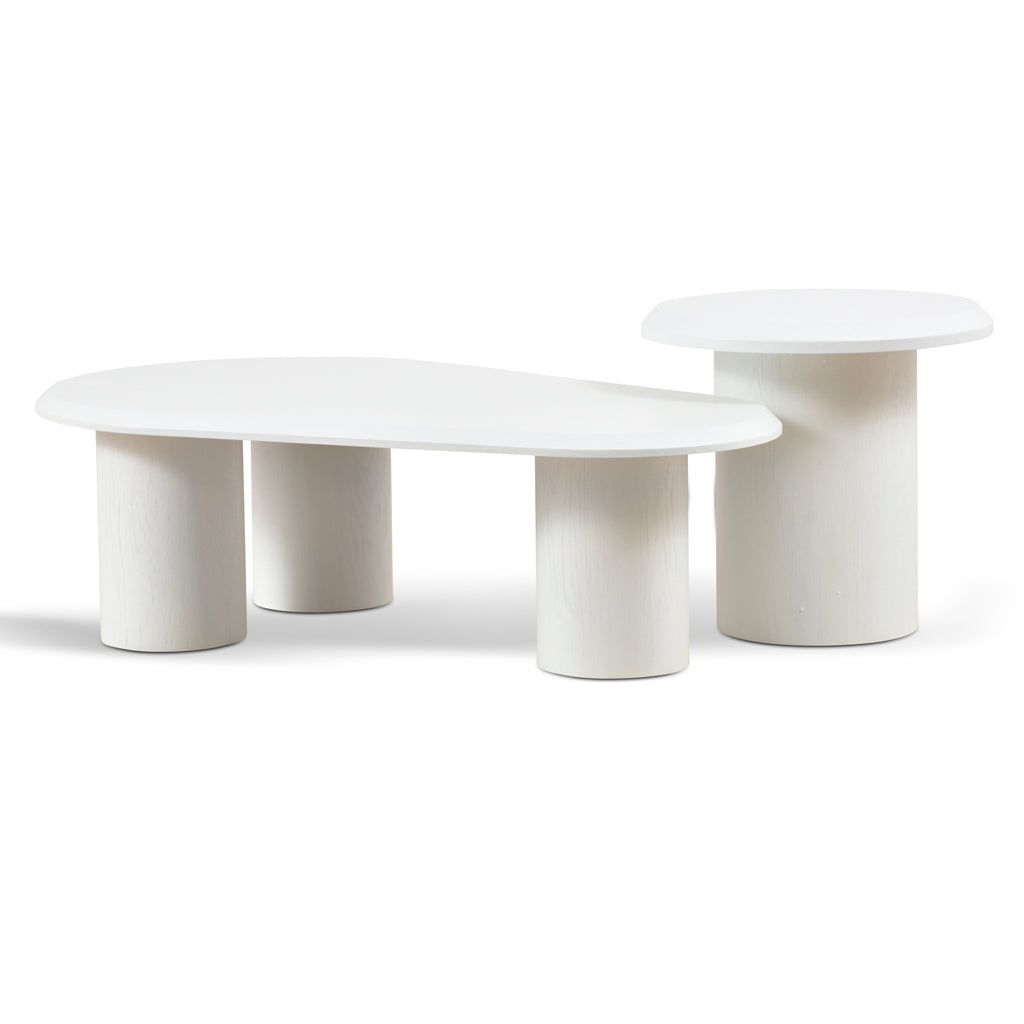 Nesta Nested Table - Full White
