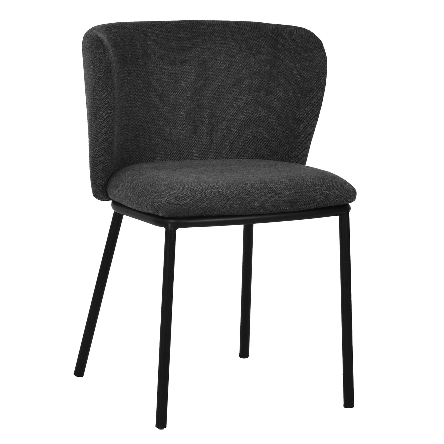 The Harper Dining Chair in Charcoal Grey (Set of 2)