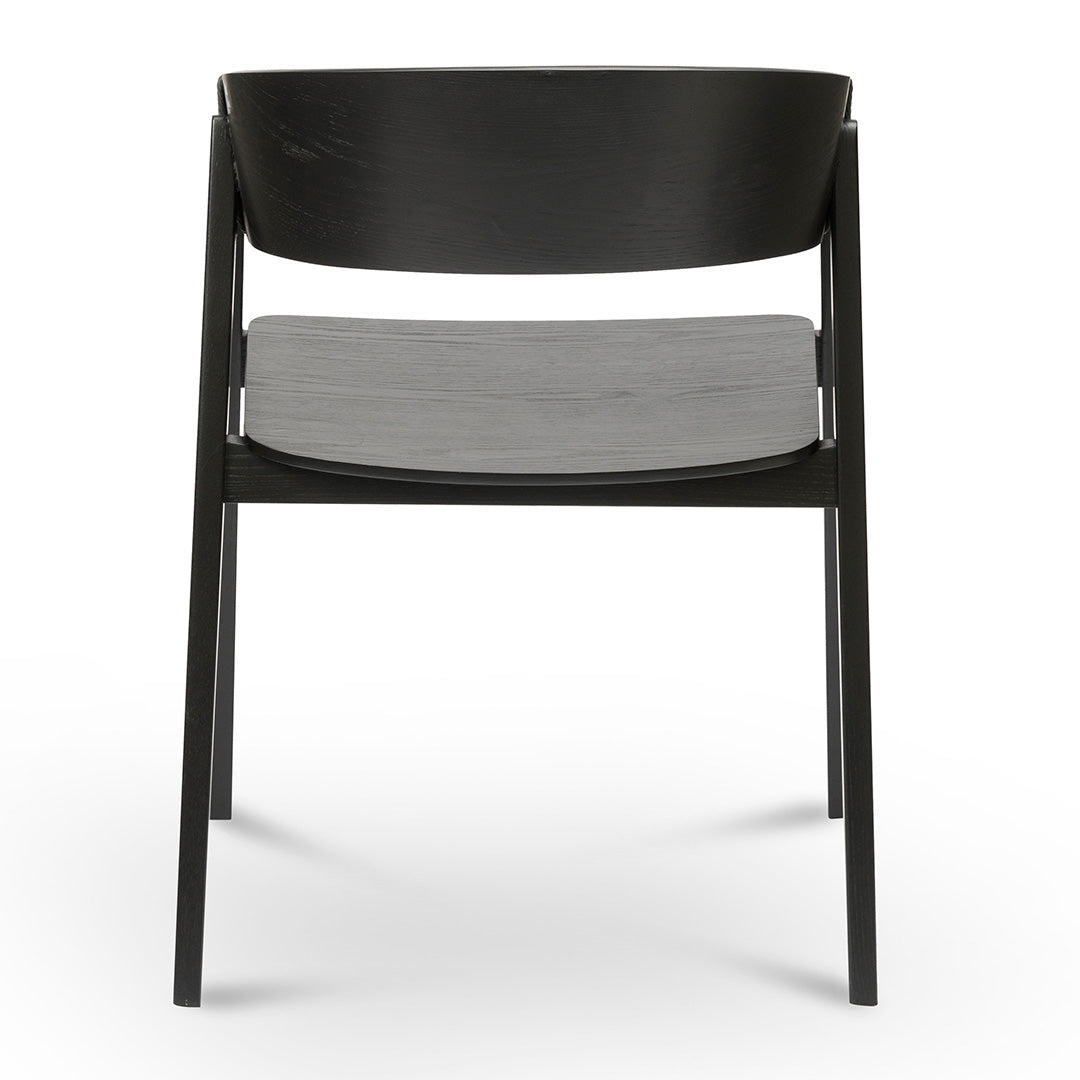 The Arlo Dining Chair in Full Black (Set of 2)