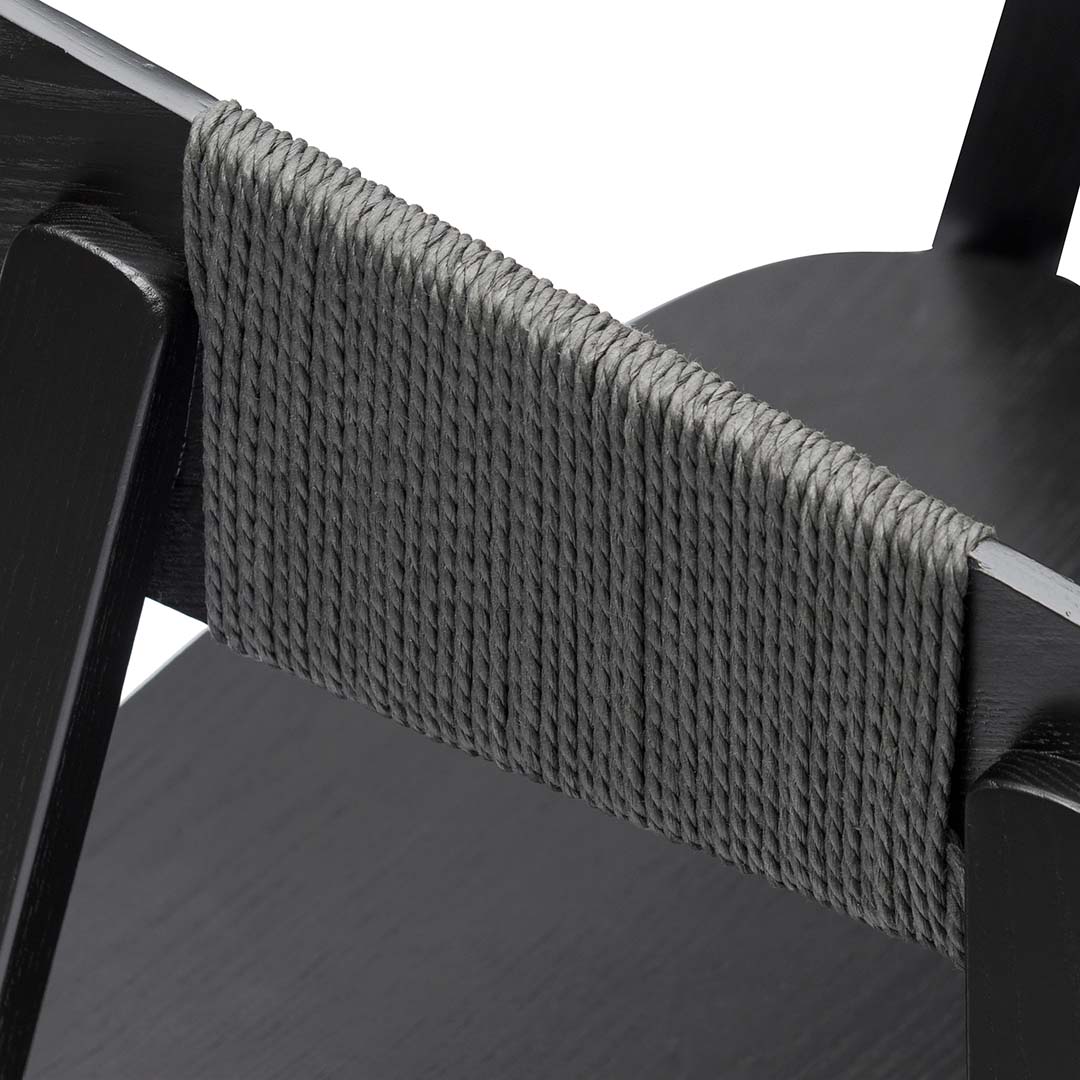 The Arlo Dining Chair in Full Black (Set of 2)