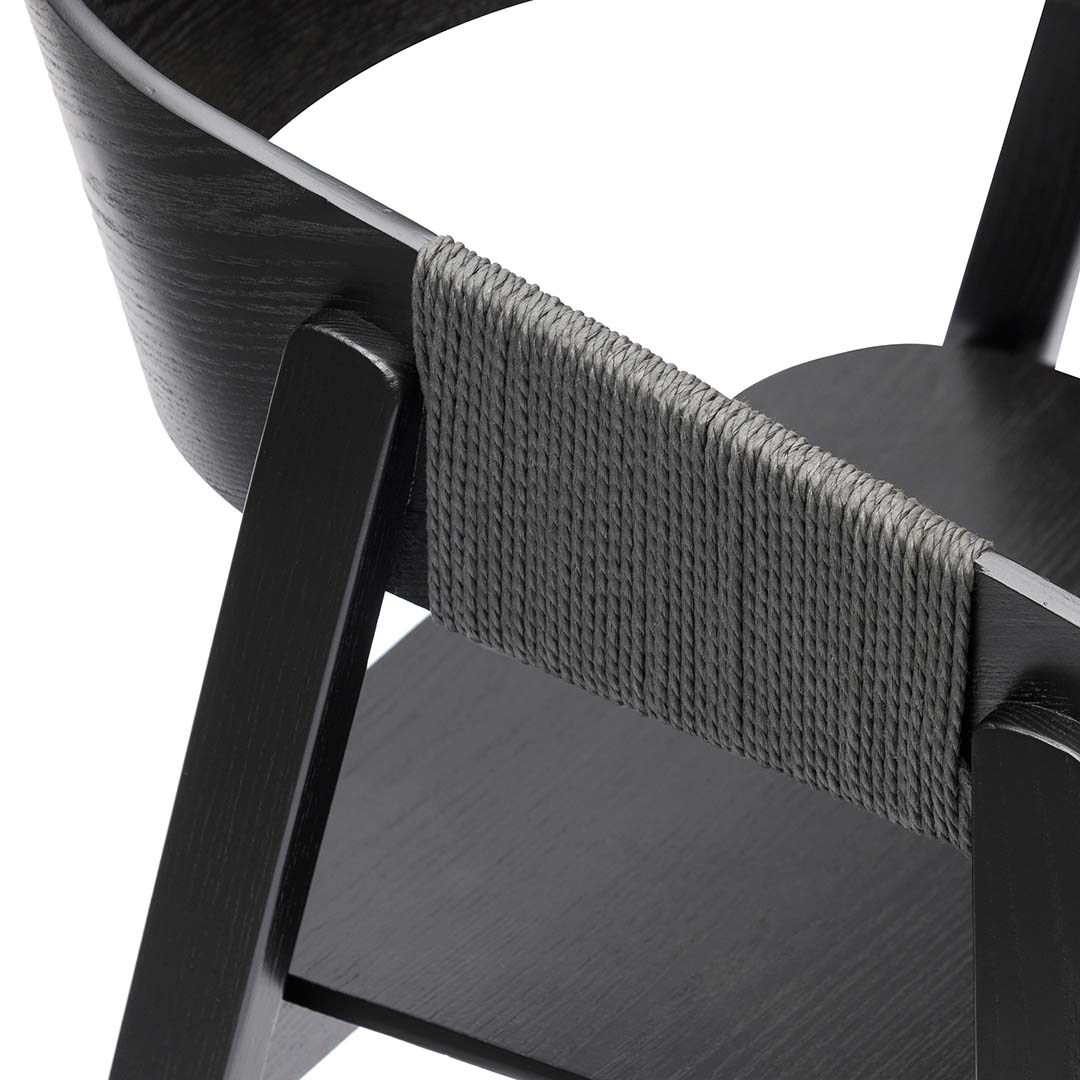 The Arlo Dining Chair in Full Black (Set of 2)