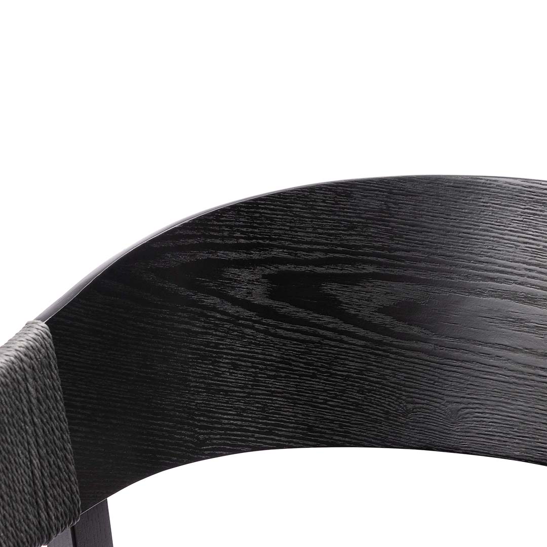 The Arlo Dining Chair in Full Black (Set of 2)