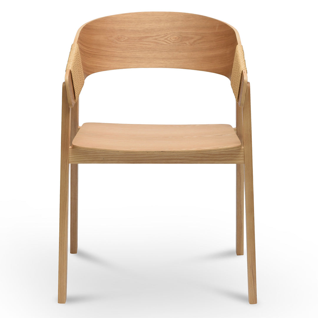 The Arlo Rattan Dining Chair in Natural (Set of 2)