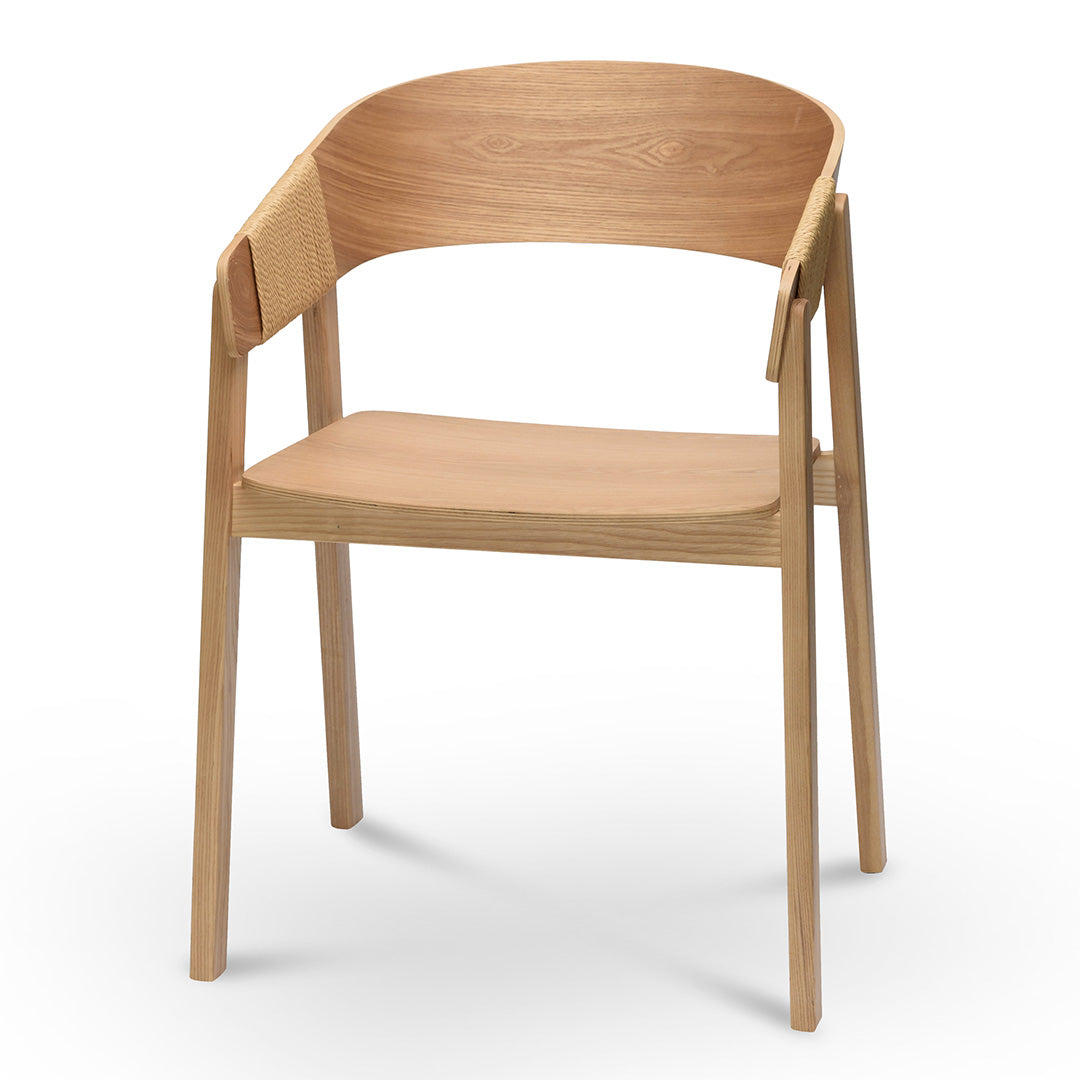 The Arlo Rattan Dining Chair in Natural (Set of 2)