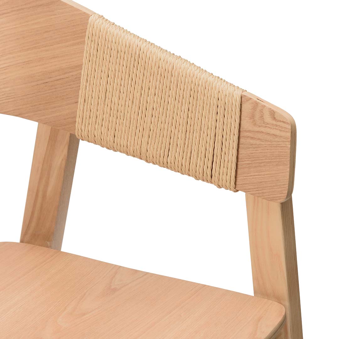 The Arlo Rattan Dining Chair in Natural (Set of 2)