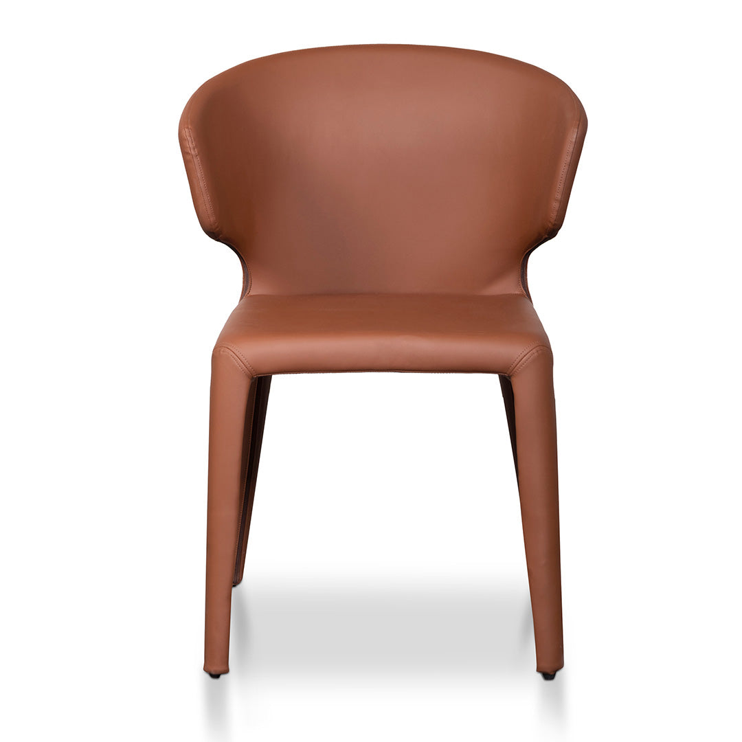 The Ally Dining Chair in Brown (Set of 2)