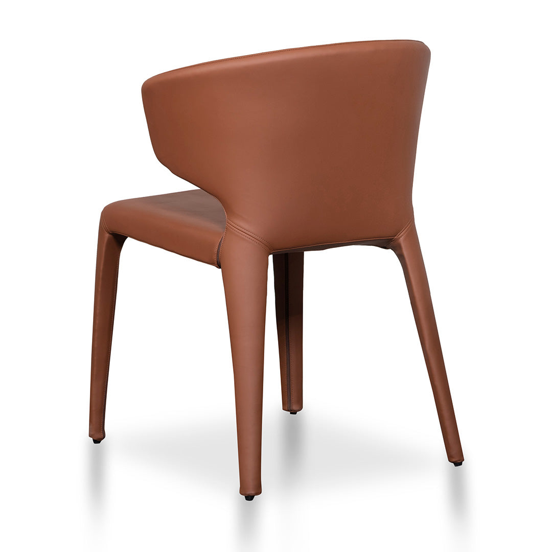 The Ally Dining Chair in Brown (Set of 2)