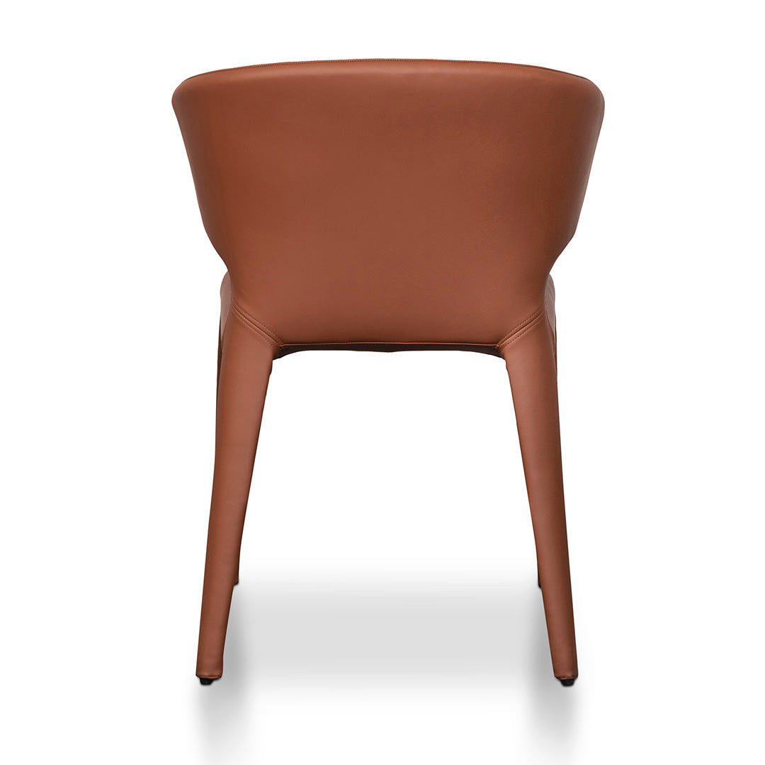 The Ally Dining Chair in Brown (Set of 2)