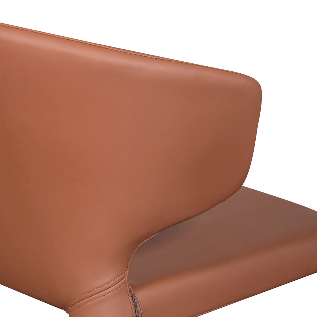 The Ally Dining Chair in Brown (Set of 2)