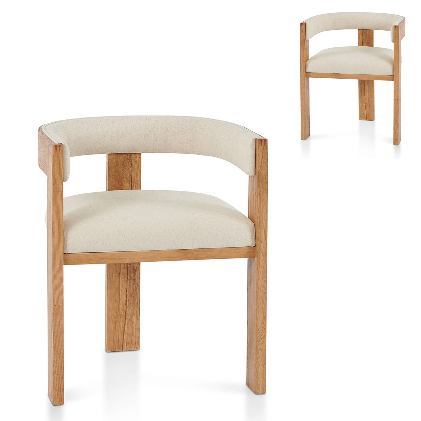 Eli Dining Chair - Light Beige (Set of 2)
