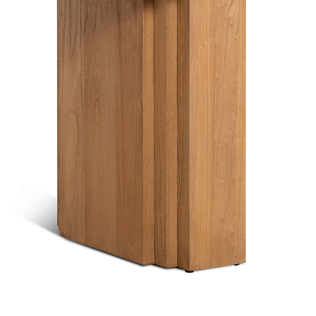 Gigi 2.4m Elm Dining Table - Natural