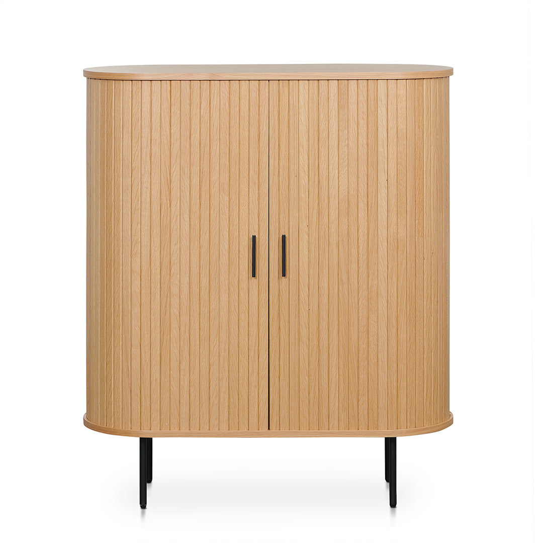 Azriel Wooden Storage Cabinet - Natural