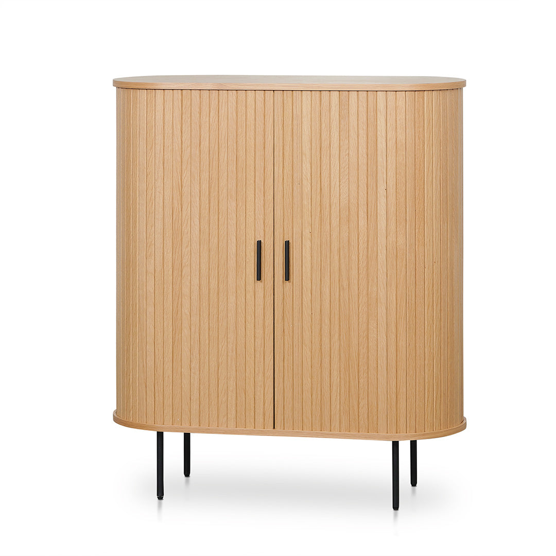 Azriel Wooden Storage Cabinet - Natural