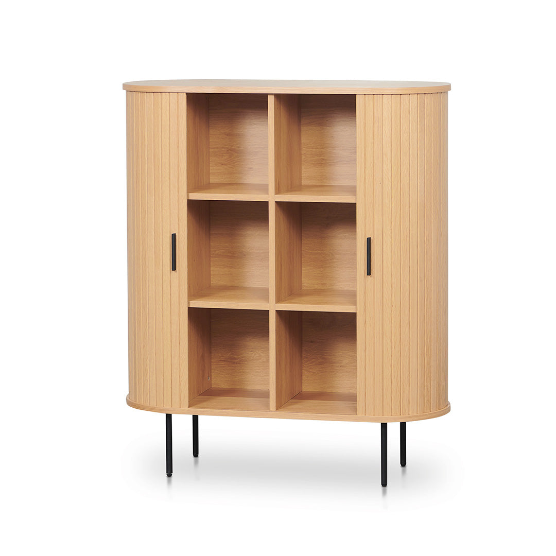 Azriel Wooden Storage Cabinet - Natural