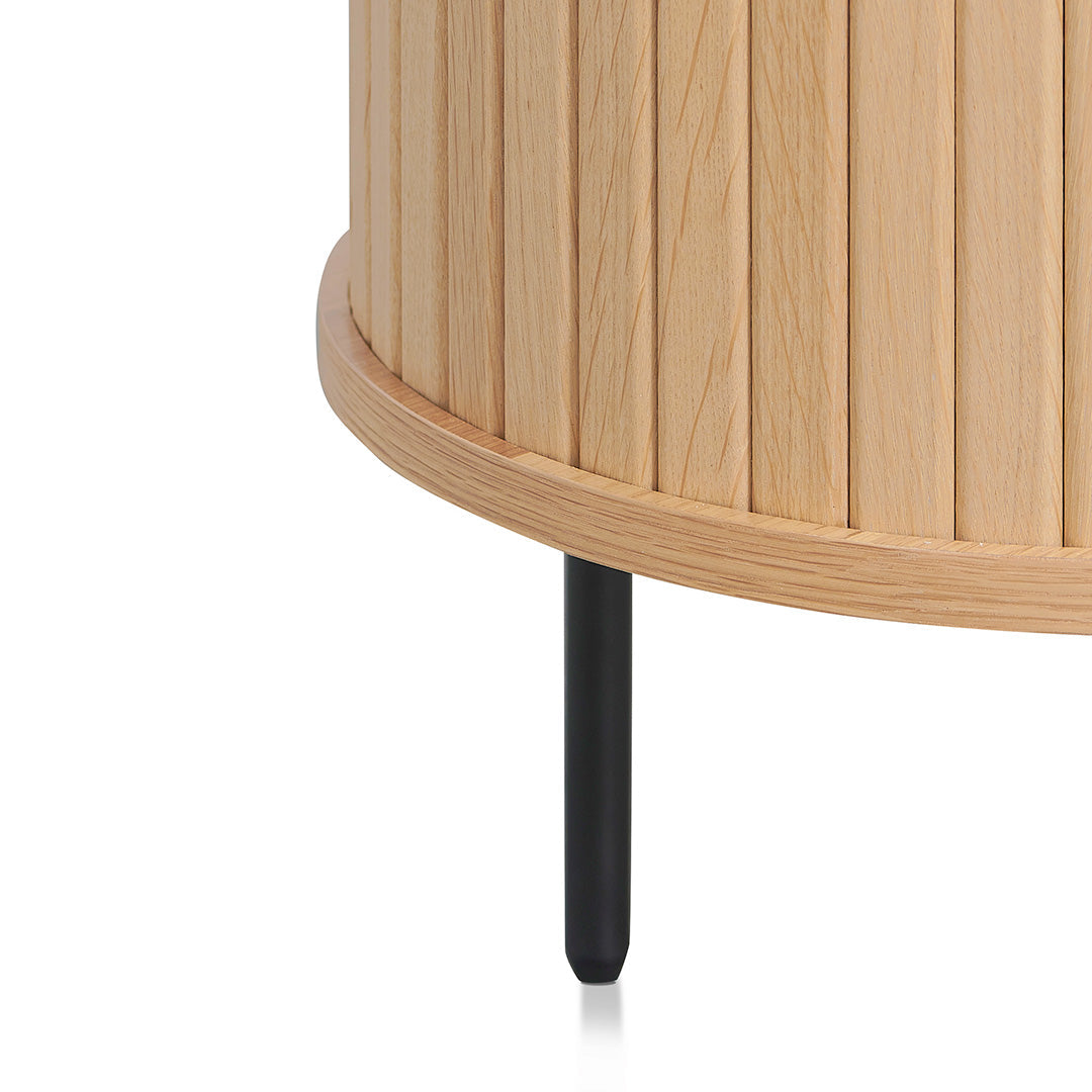 Azriel Wooden Storage Cabinet - Natural