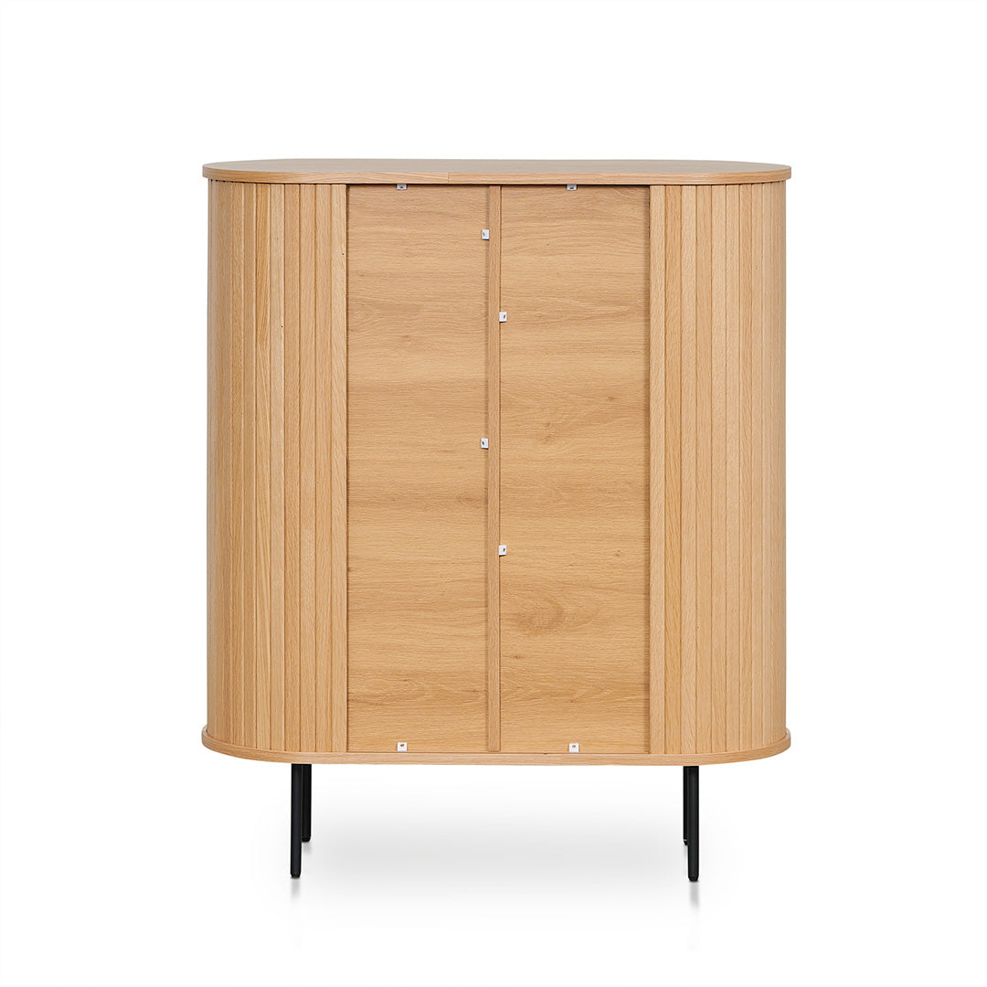 Azriel Wooden Storage Cabinet - Natural