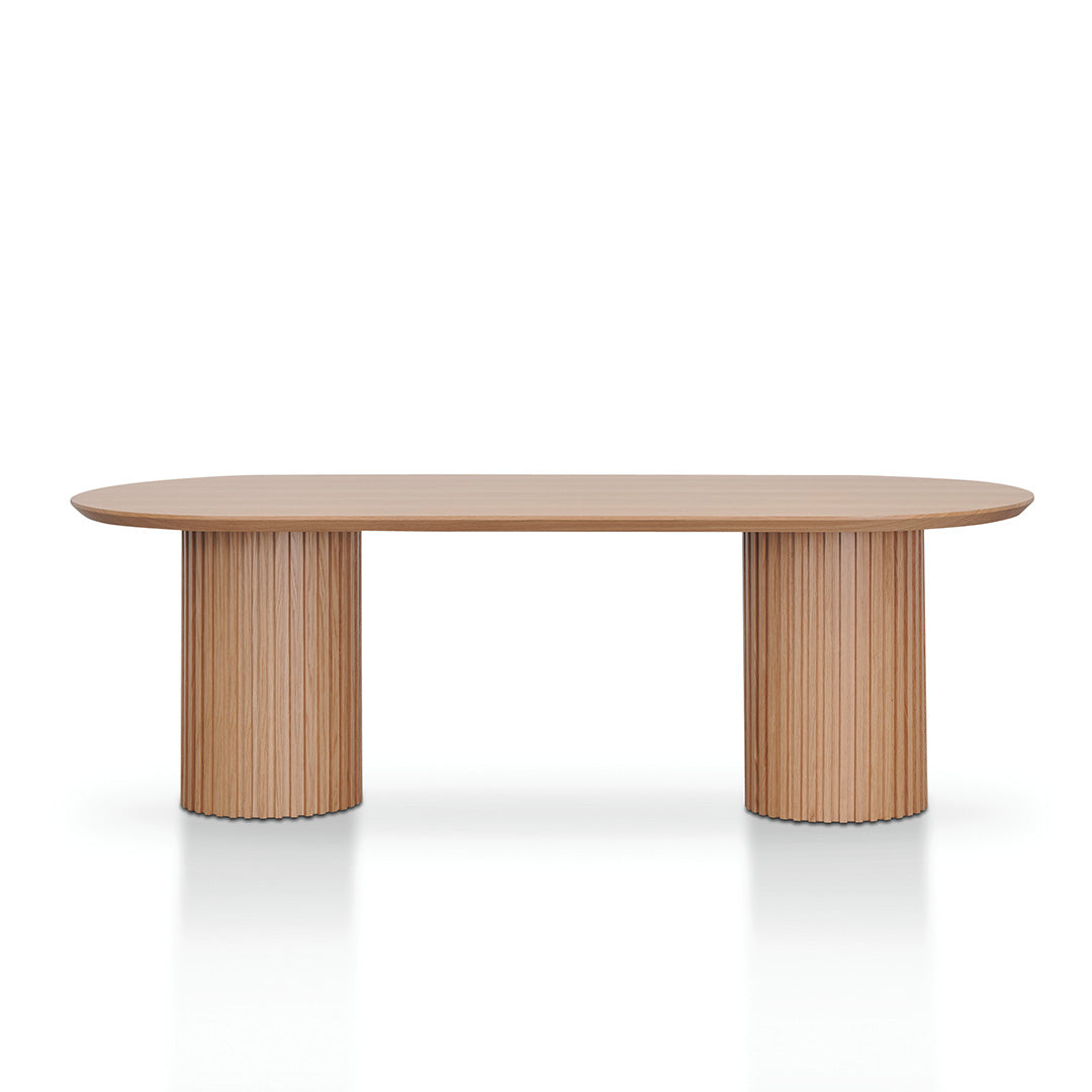 Amren 2.5m Wooden Dining Table - Natural