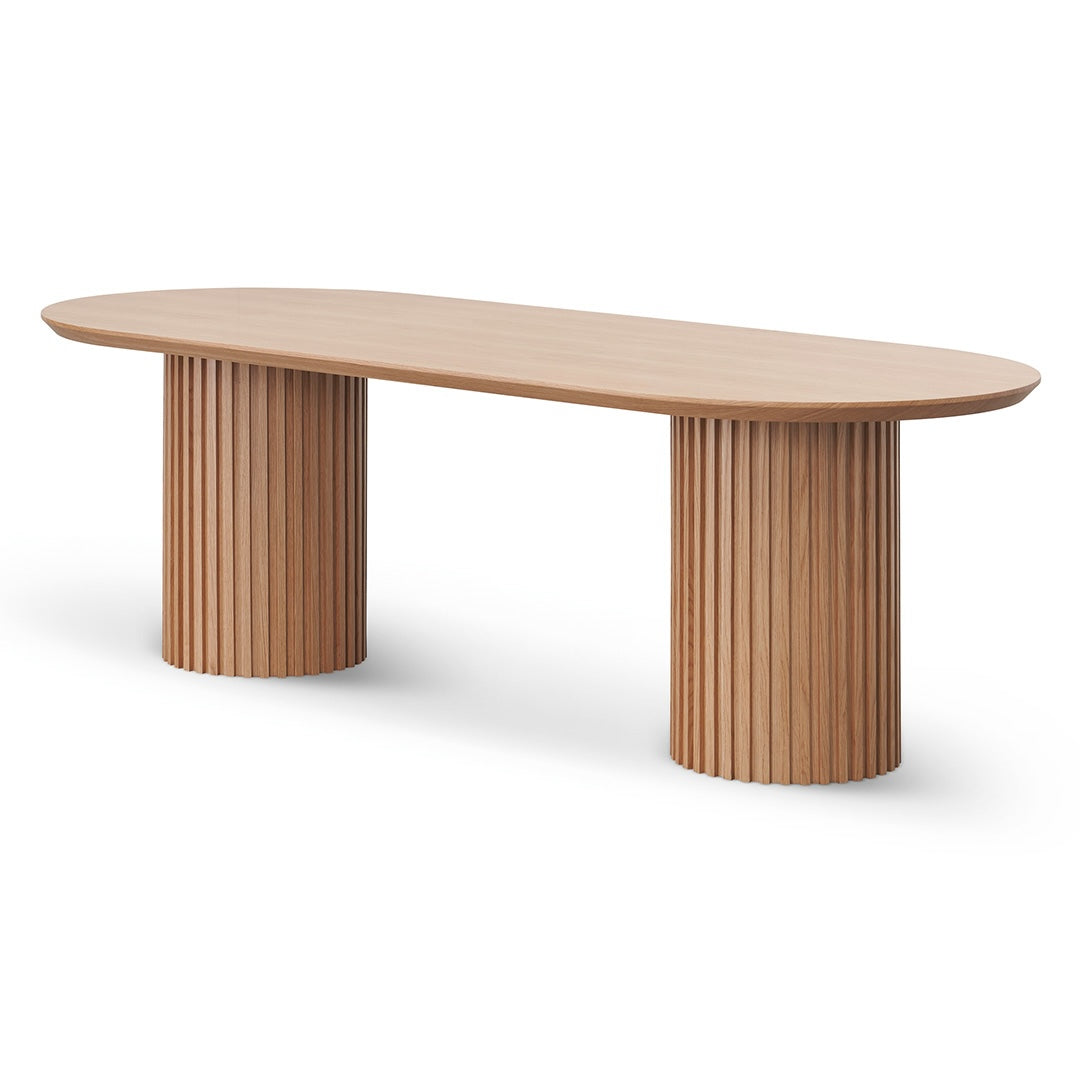 Amren 2.5m Wooden Dining Table - Natural