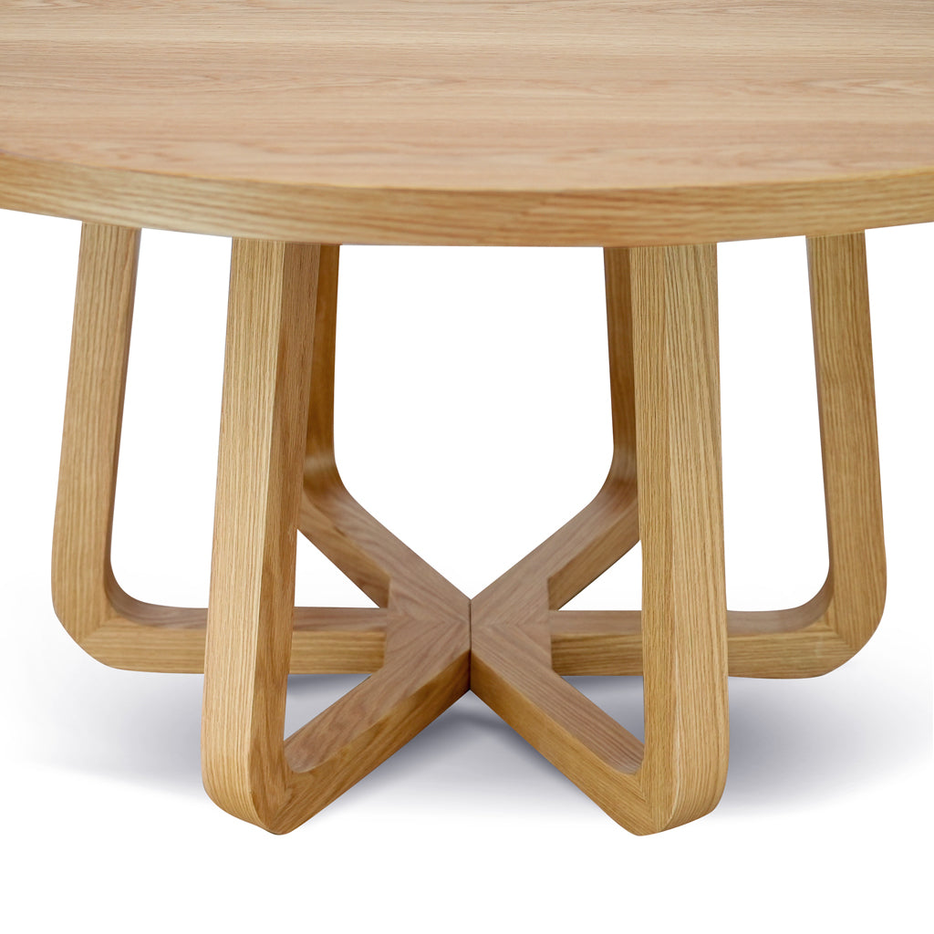 Alis Round Dining Table - Natural