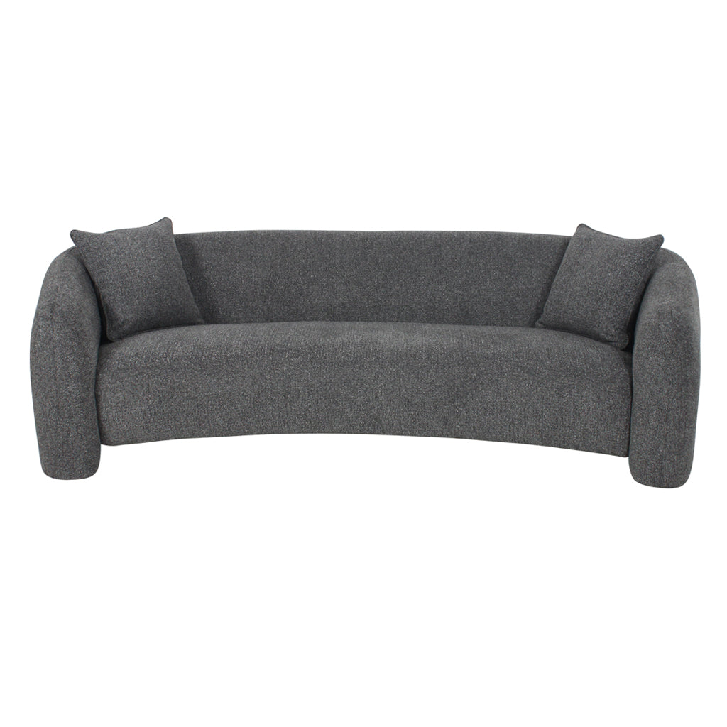 The Monroe - 3 Seater Sofa in Coral Charcoal