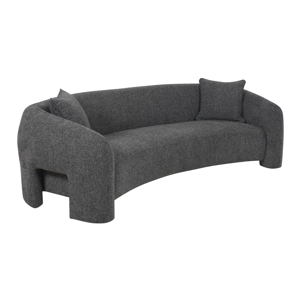 The Monroe - 3 Seater Sofa in Coral Charcoal