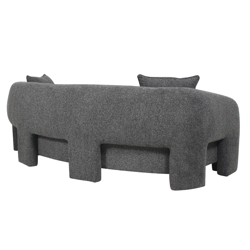 The Monroe - 3 Seater Sofa in Coral Charcoal