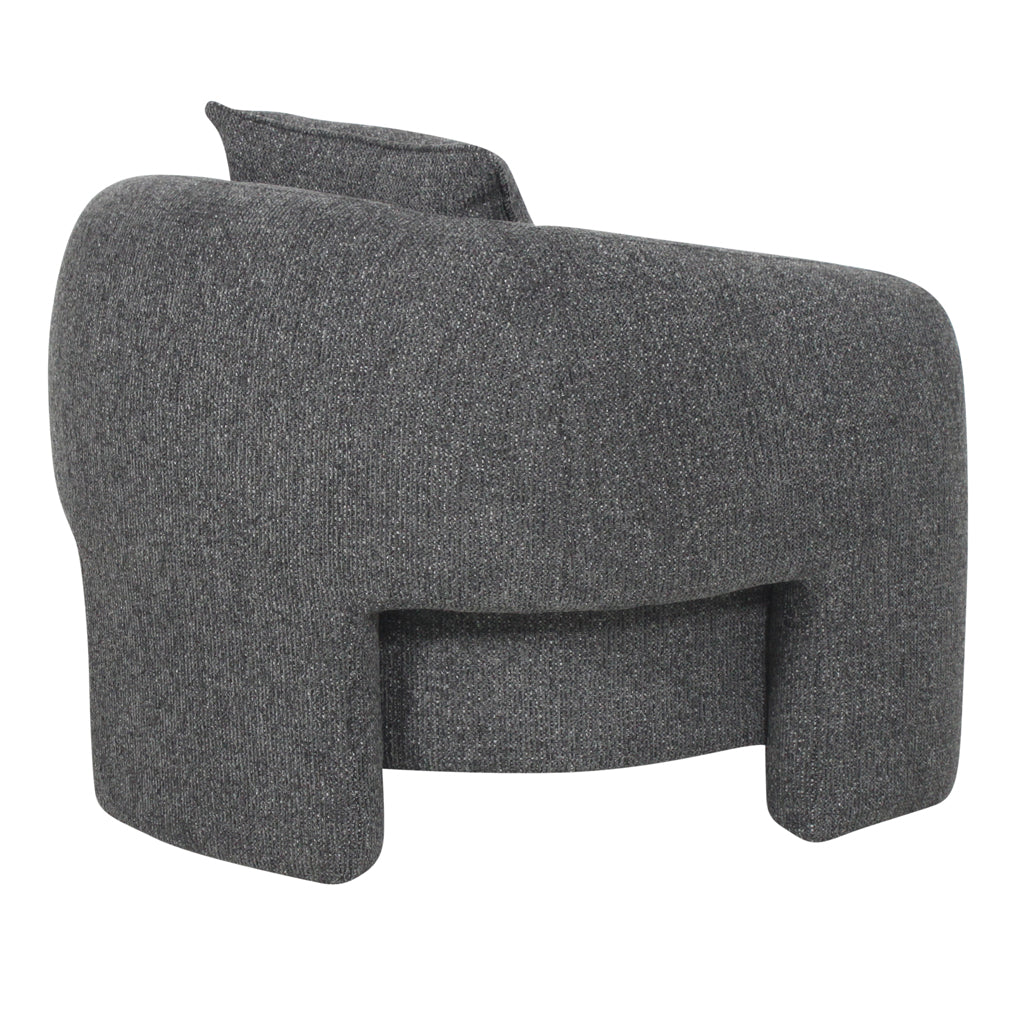 The Lennox Armchair - Coral Charcoal