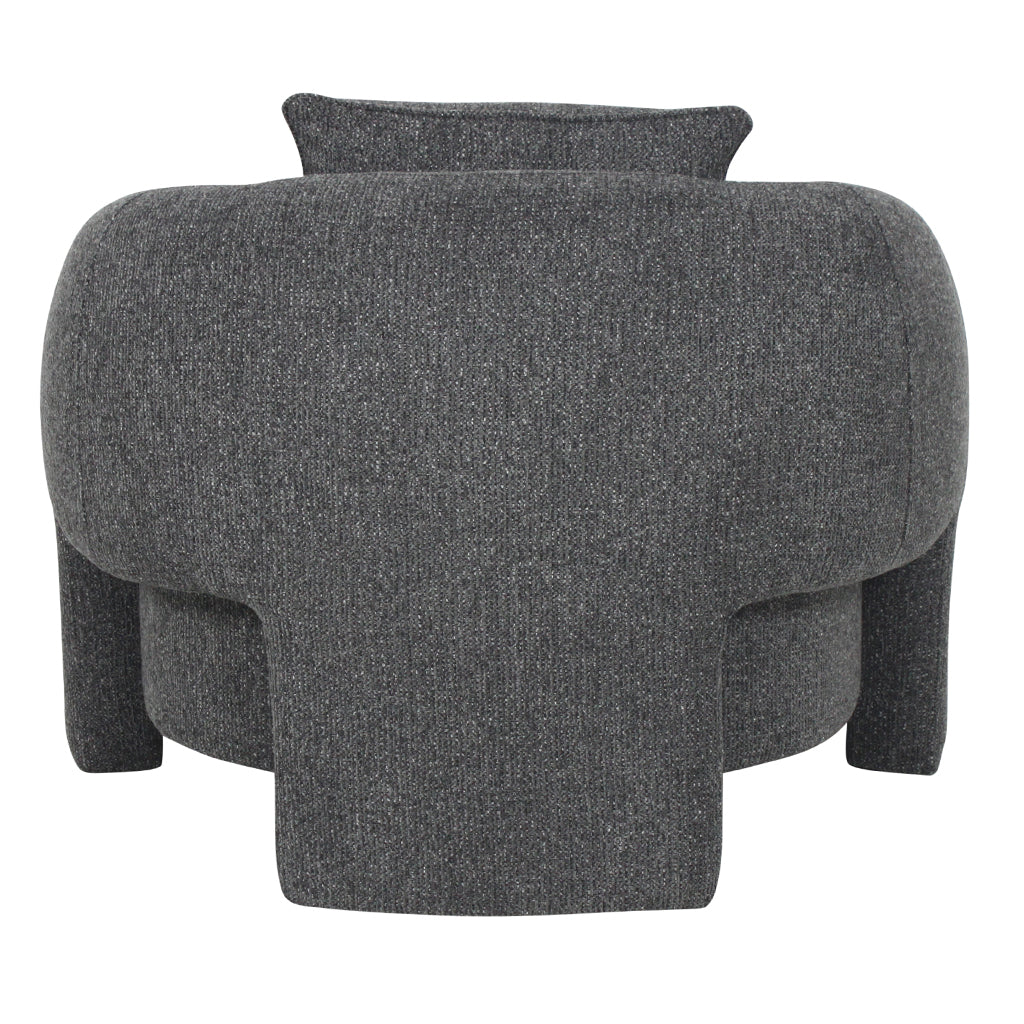 The Lennox Armchair - Coral Charcoal