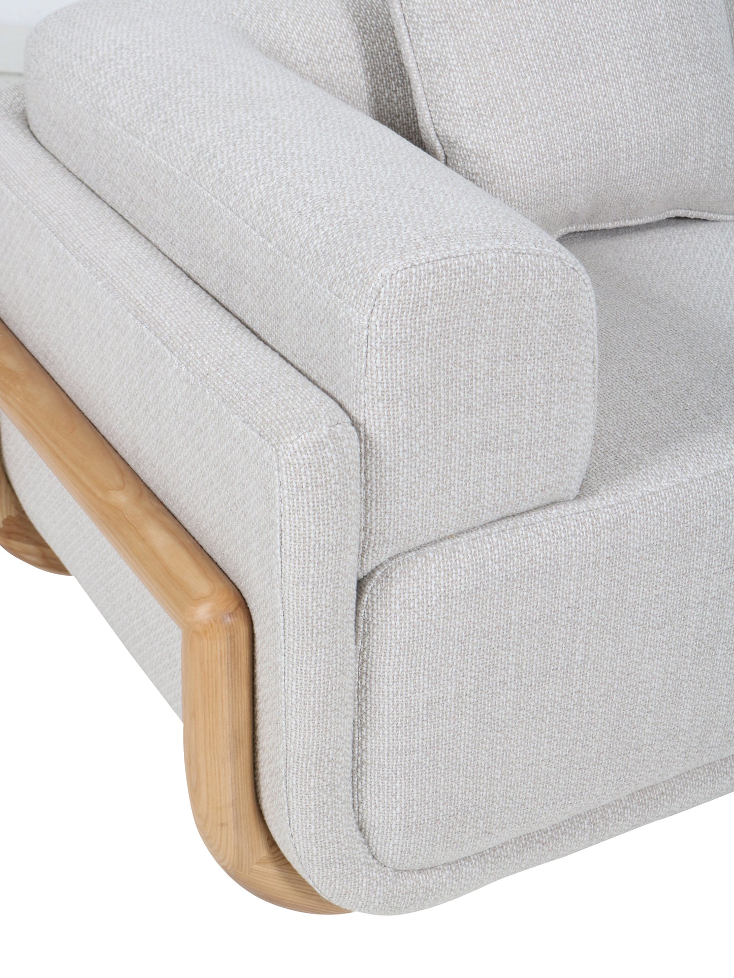 The Milano Armchair - Beige Linen