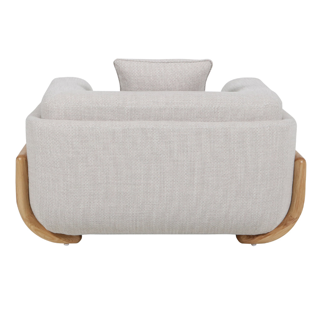 The Milano Armchair - Beige Linen