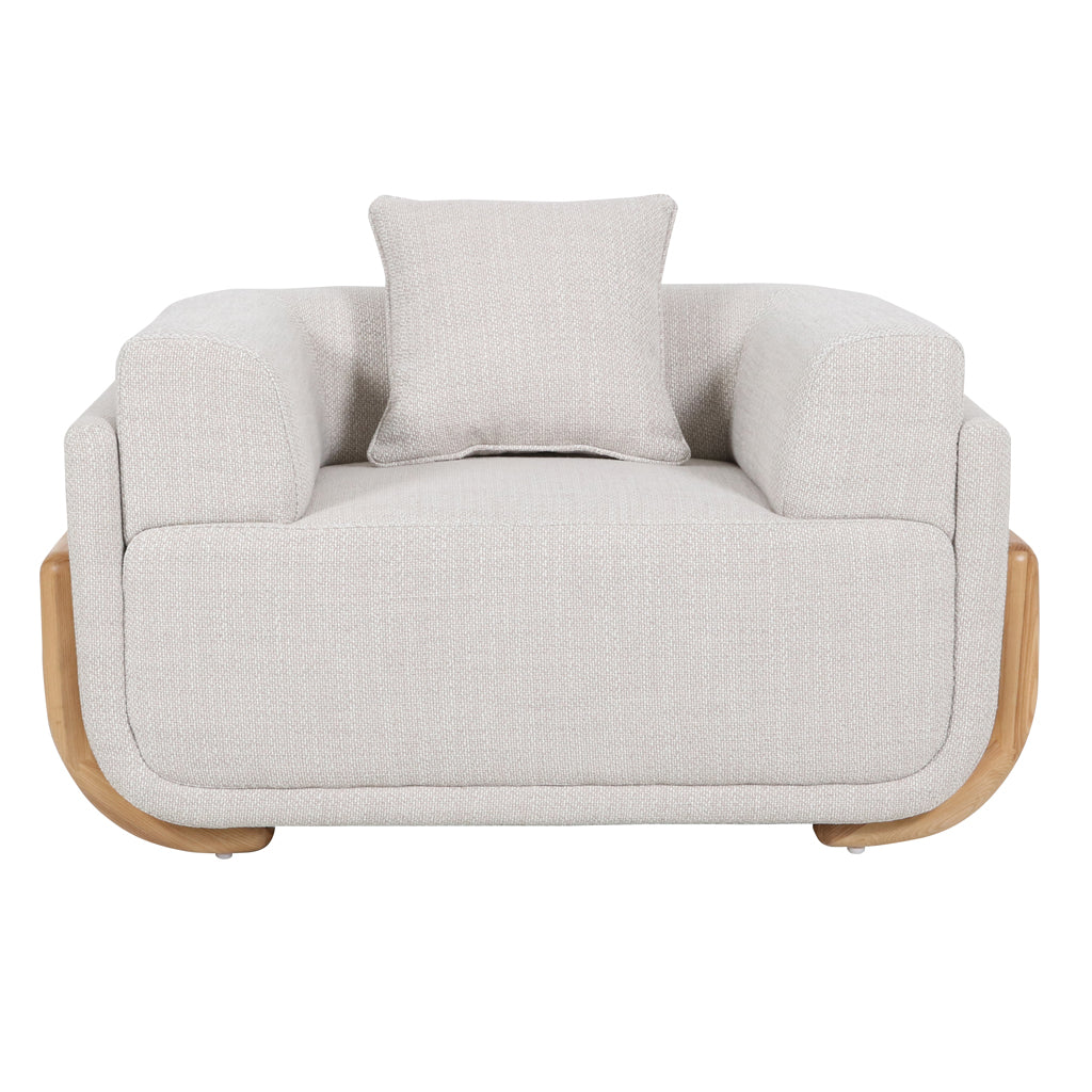 The Milano Armchair - Beige Linen