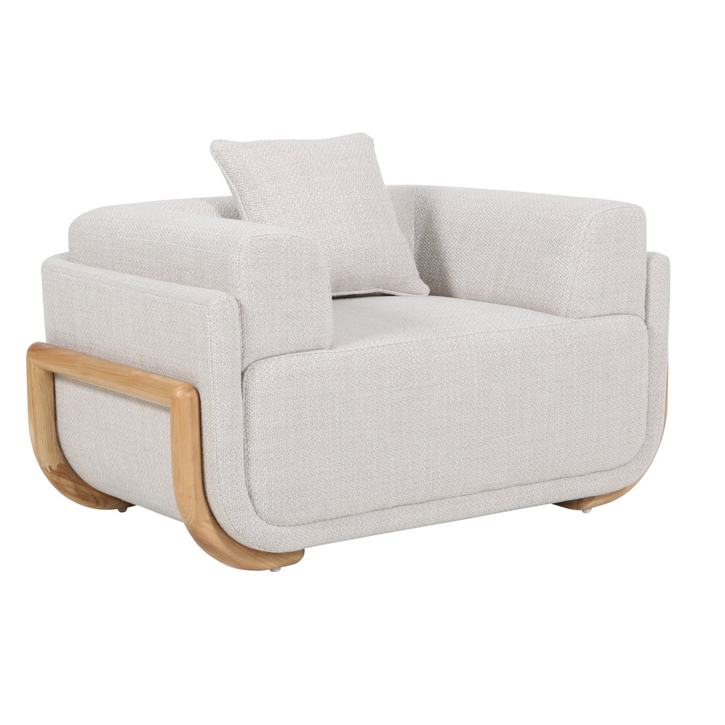 The Milano Armchair - Beige Linen