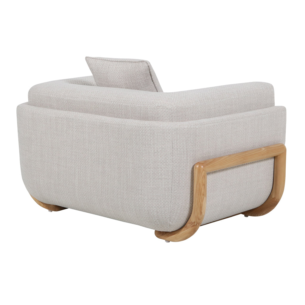 The Milano Armchair - Beige Linen