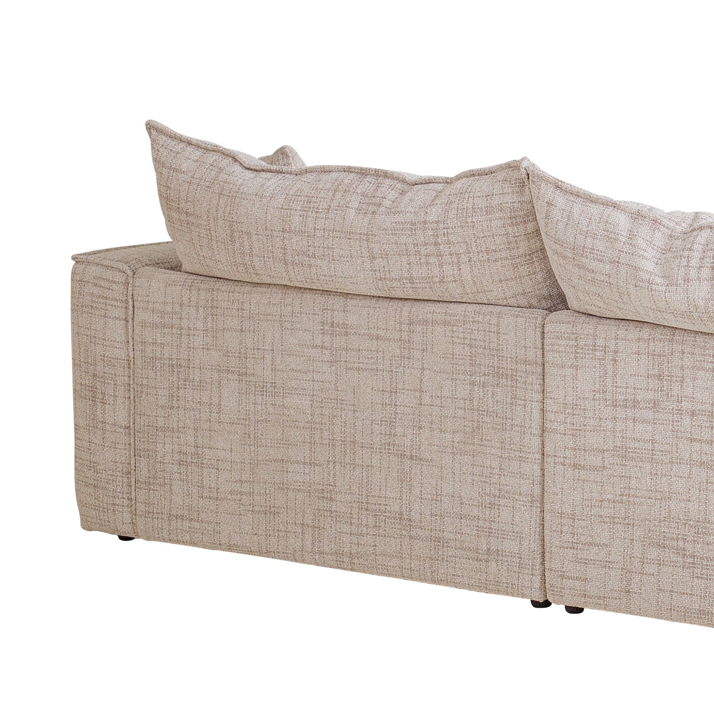 Hampton - 3 Seater Fabric Sofa - Cream