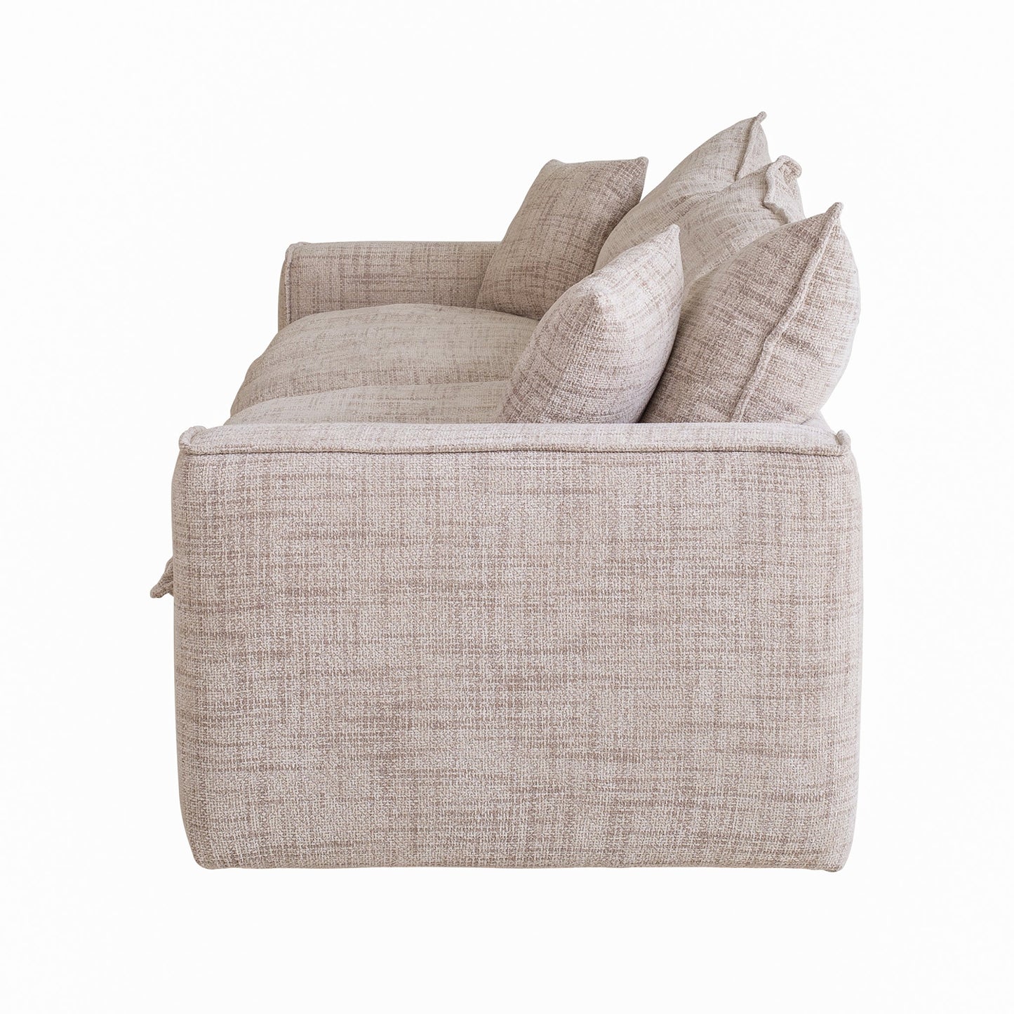 Hampton - 2 Seater Fabric Sofa - Cream