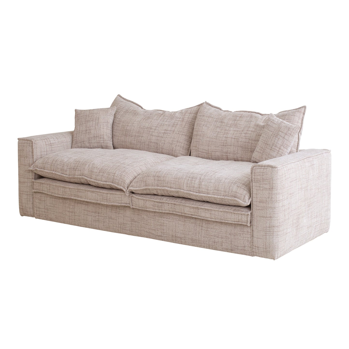 Hampton - 2 Seater Fabric Sofa - Cream