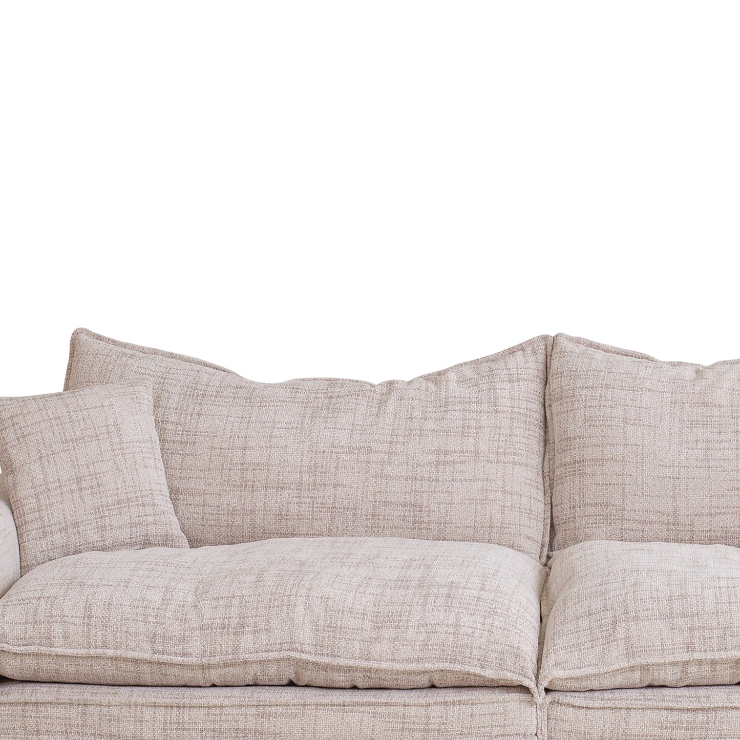 Hampton - 2 Seater Fabric Sofa - Cream