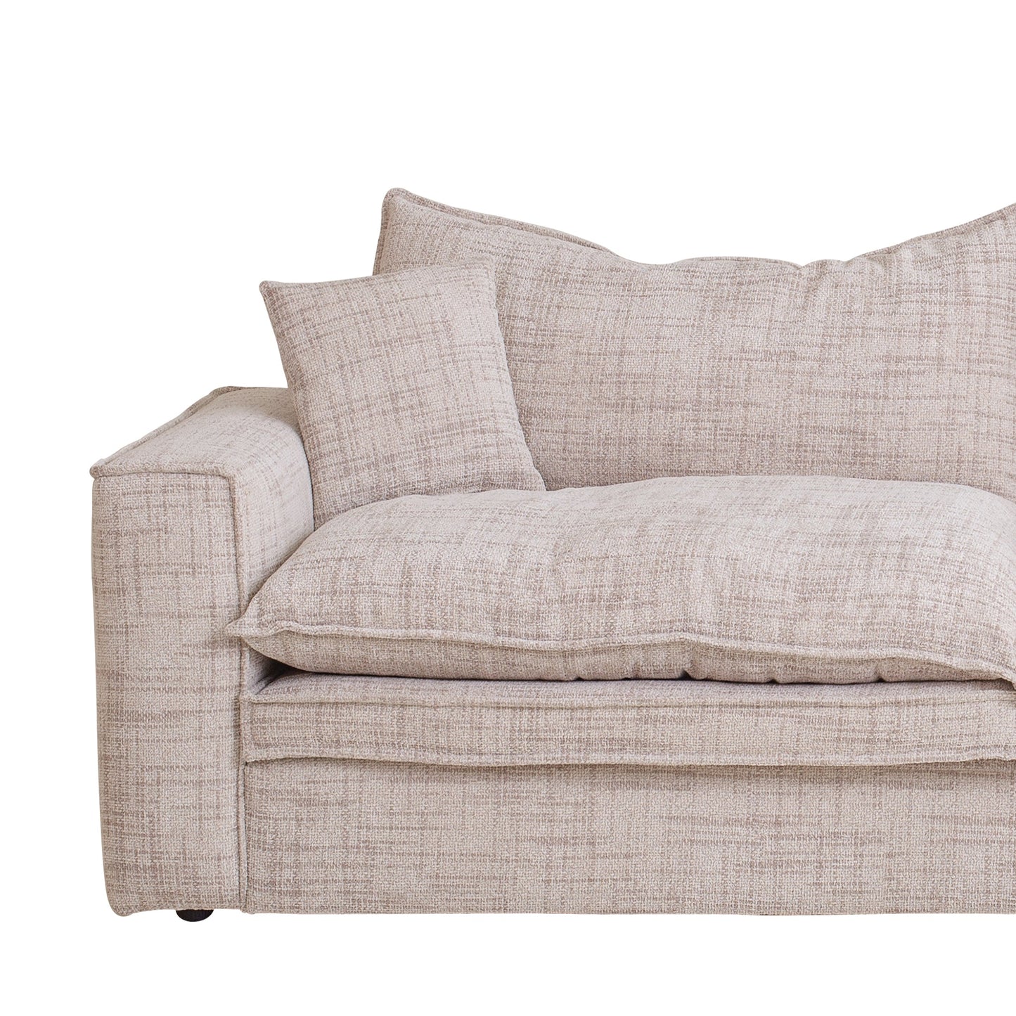 Hampton - 2 Seater Fabric Sofa - Cream